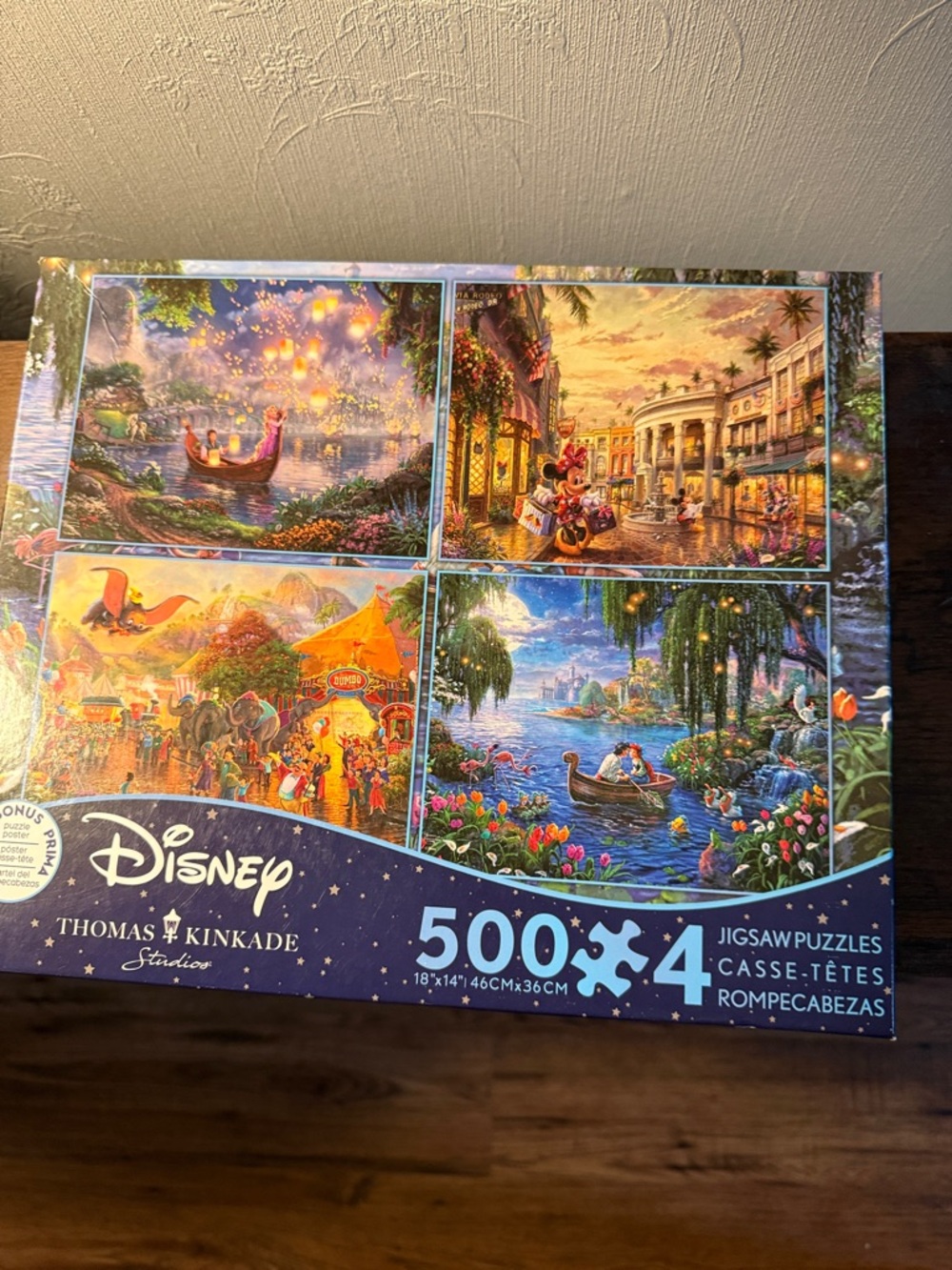 Disney Thomas  4-Pack 500-Piece Jigsaw Puzzles - Colorful Multi